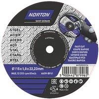 Norton Metal Cutting Disc 4 1/2" (115mm) x 1 x 22.23mm 5 Pack (714FK)