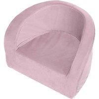 Misioo Velvet Armchair Lilac - 53 x 53 x 40 cm