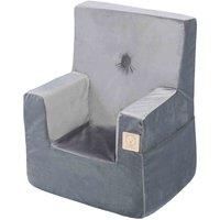 Misioo Foldie Seat with Side Pocket Grey - 43 x 33 x 50 cm