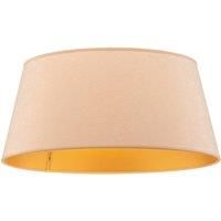 Duolla Cone lampshade height 22.5 cm, ecru/gold