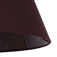 Cone AB lampshade, 15 cm, dark brown