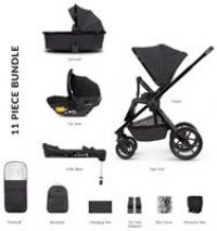 Venicci Tinum EDGE 3-in-1 Travel System with ISOFIX Base (Special Edition Raven)