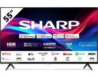 Sharp 55GJ4225K 4K Ultra HD HDR LED 55" Smart Roku TV - Black A