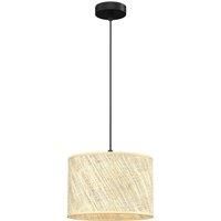 Euluna Jovin pendant light, one rattan lampshade, 25cm