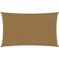 Sunshade Sail 160 g/m Taupe 2x4.5 m HDPE