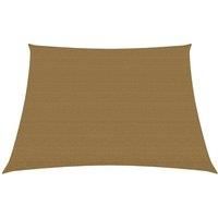 Sunshade Sail 160 g/m Taupe 3/4x3 m HDPE