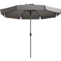 Madison Parasol Flores Luxe 300 cm Round Light Grey