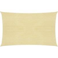 Sunshade Sail 160 g/m Beige 2.5x4.5 m HDPE