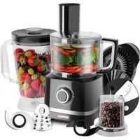 Geepas 800W 10-in-1 Food Processor Blender Chopper Juicer Dough Blade Shredder