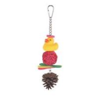 Sky Pet Small Bird, Budgie & Parakeet hanging Duck & Pine cage bird toy