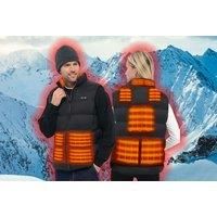 Unisex Thickened Heated Vest In 7 Sizes And 2 Colours - Black