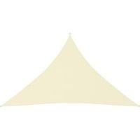 Sunshade Sail Oxford Fabric Triangular 4x4x5.8 m Cream