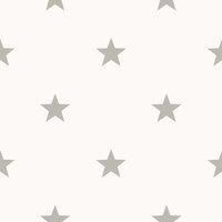 Noordwand Wallpaper Friends & Coffee Little Stars Light Grey and White