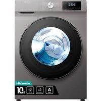 Hisense WFQA1014EVJMT 10Kg Washing Machine with 1400 rpm - Titanium - A Rated