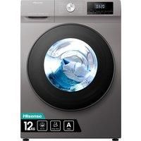 Hisense WFQA1214EVJMT 12Kg Washing Machine with 1400 rpm - Titanium - A Rated