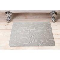 Fast Drying Grey Diatomite Bath Mat