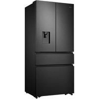 HISENSE PureFlat RF540N4WFE Fridge Freezer - Black Stainless Steel, Stainless Steel