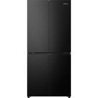 HISENSE PureFlat RQ5P470SAFD Fridge Freezer - Black Stainless Steel, Stainless Steel