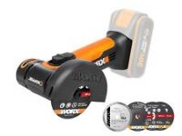 WORX WX801.9 20V Cordless Mini Angle Grinder Cutter 1x Diamond 3x Disc Bare Unit