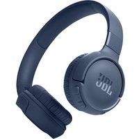 JBL Tune 520BT Wireless On-Ear Headphones, with JBL Pure Bass Sound, Bluetooth 5.3 and Hands-Free Calls, 57-Hour Battery Life, in Blue