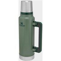 Stanley Classic Legendary Bottle BPA Free Stainless Steel Thermos-Hot for 40 Hours, Hammertone Green, 1.4L