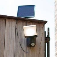 Lutec Sunshine Solar Powered LED Floodlight - Anthracite