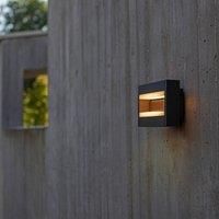 LUTEC Conroy LED outdoor wall light, movable diffusers