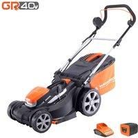 Yard Force Cordless Rotary 34cm Lawnmower with battery and charger- 40V