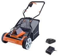 Yard Force 20V 4.0Ah 38cm Cordless Cylinder Lawnmower Lithium-Ion Battery & Charger Included - CR20 Range - LM C38A