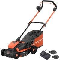 Yard Force LM C34B 40V 2.5Ah (2x20V) Cordless Lawnmower