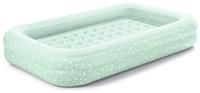 Intex Kidz Travel Cot Bed Inflatable Mattress Air Bed with Pump, Mint Green, 3-6 yrs