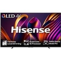 Hisense 100 Inch 144Hz 4K QLED Smart Gaming TV 100E7NQTUK PRO - Full Array Local Dimming, Dolby Vision Atmos, Freesync, Subwoofer, Vidaa OS with Freely, Youtube, Netflix and Disney+ (2024 Model)