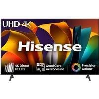 Hisense 43 Inch 4K Smart TV 43A6NTUK - Dolby Vision, Game Mode PLUS with 60Hz VRR ALLM, Smooth Motion, AI Sports Mode, Vidaa OS with Freely, Youtube, Netflix and Disney+ & Now TV (2024 Model)