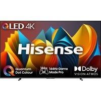 Hisense 100 Inch 4K QLED Smart TV 100E7NQTUK - Quantum Dot Colour, 4K AI Processor, Dolby Vision Atmos, Smooth Motion, Sports Mode, Vidaa OS with Freely, Youtube, Netflix and Disney+ (2024 Model)