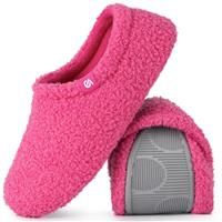 VeraCosy Women's Curly Fur Slippers Fuzzy Comfy Lightweight 8.5