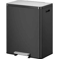 EKO Ecocasa II 30/30L Matt Black Steel Recycling Bin Matt Black