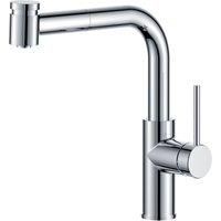 Vurtu Hecate D Shape Pull Out Single Lever Tap 385 h X 91 w Chrome 412904