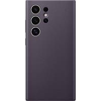 Samsung Galaxy Official S24 Ultra Vegan Leather Case, Dark Violet