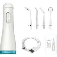 Usb-Powered Cordless Water Flosser Set W/ Replacement Nozzles