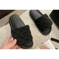 Louis Vuitton Inspired Luxury Casual Sandals - 3 Sizes + 4 Colours - Black