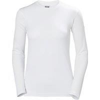 Helly Hansen Womens HH Tech Crew Long Sleeve, XL, Light Grey