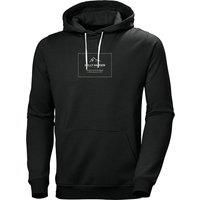 Helly Hansen Men's F2F Organic Cotton Hoodie Grey XL - Ebony Melan Grey - Male