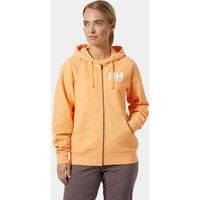 Helly Hansen Womens HH Logo Full Zip Hoodie 2.0 White XS