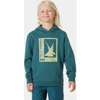 Helly Hansen Juniors’ Port Hoodie Blue 128/8 - Bright Blue - Unisex