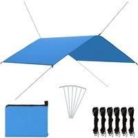 Outdoor Tarp 4x4 m Blue