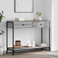 Console Table Grey Sonoma 100x34.5x75 cm Engineered Wood