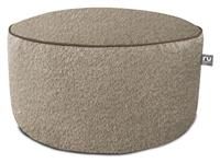 Rucomfy Fabric Snug Drum Pouffe Beanbag - Light Brown