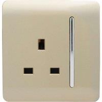 Trendiswitch 1 Gang 13Amp Switched Socket Std Gold