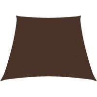 Sunshade Sail Oxford Fabric Trapezium 2/4x3 m Brown