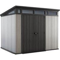 Keter Artisan 9 ft. W x 7 ft. D Plastic Garden Shed Keter  - Size: 226cm H X 277cm W X 218cm D